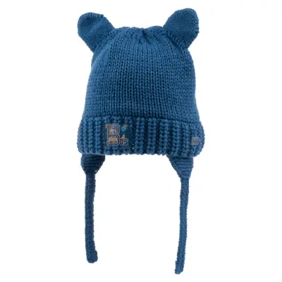 Kitti Erkek Bebek Bere Kulaklı Derin Mavi 
