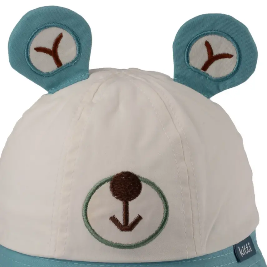 Kitti Erkek Bebek Fötr Şapka 1-3Yaş Beyaz - 2