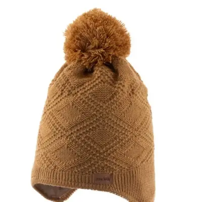 Kitti Erkek Bebek Kulaklı Bere Camel 1-4Yaş  - 4