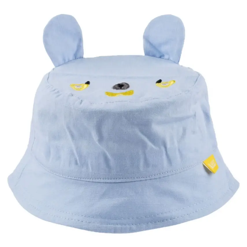 Kitti Erkek Bebek Şapka Fötr Mavi 1-3Yaş - 1