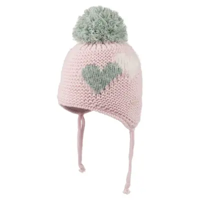 Kitti Kız Bebek Bere Kulaklı Açık Pembe