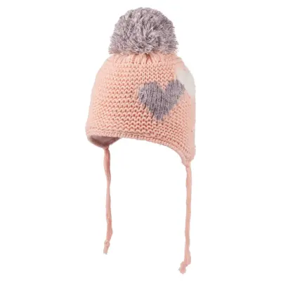 Kitti Kız Bebek Bere Kulaklı Somon 