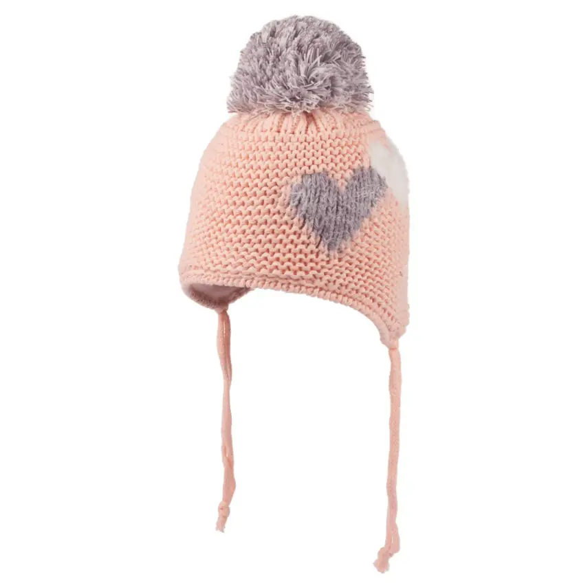 Kitti Kız Bebek Bere Kulaklı Somon - 1