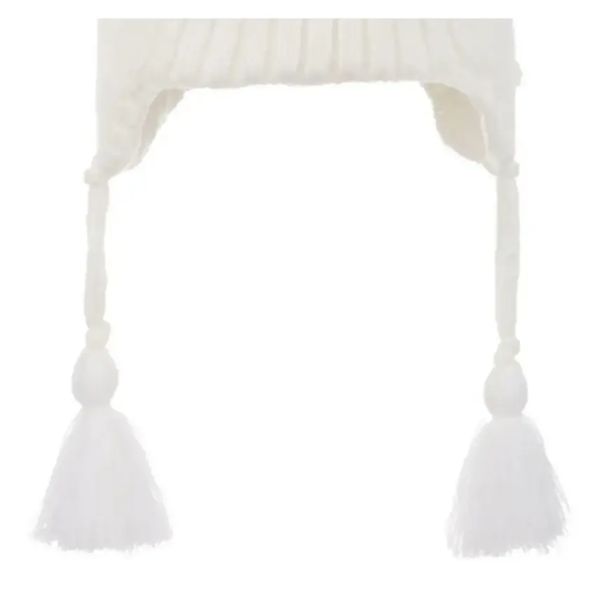 Kitti Kız Bebek Kulaklı Bere 1-4 Yaş Krem  - 3