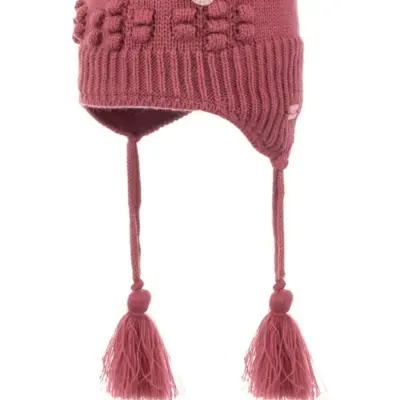 Kitti Kız Bebek Kulaklı Bere 1-4Yaş Menekşe  - 3