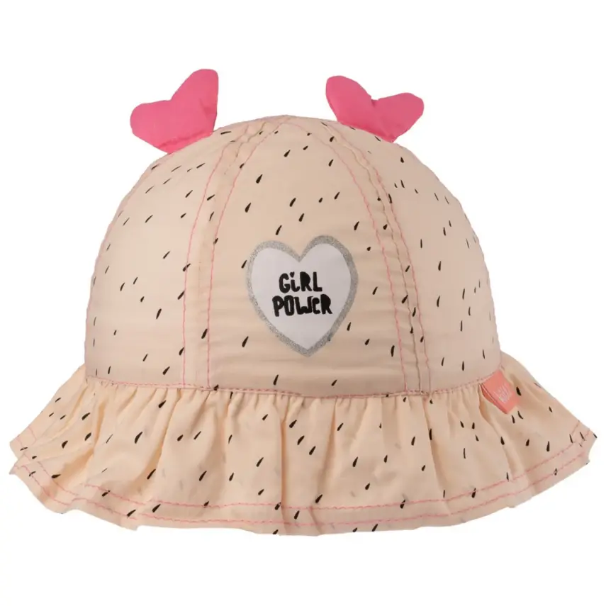 Kitti Kız Bebek Maksi Şapka 1-3Yaş Soft Pembe - 1