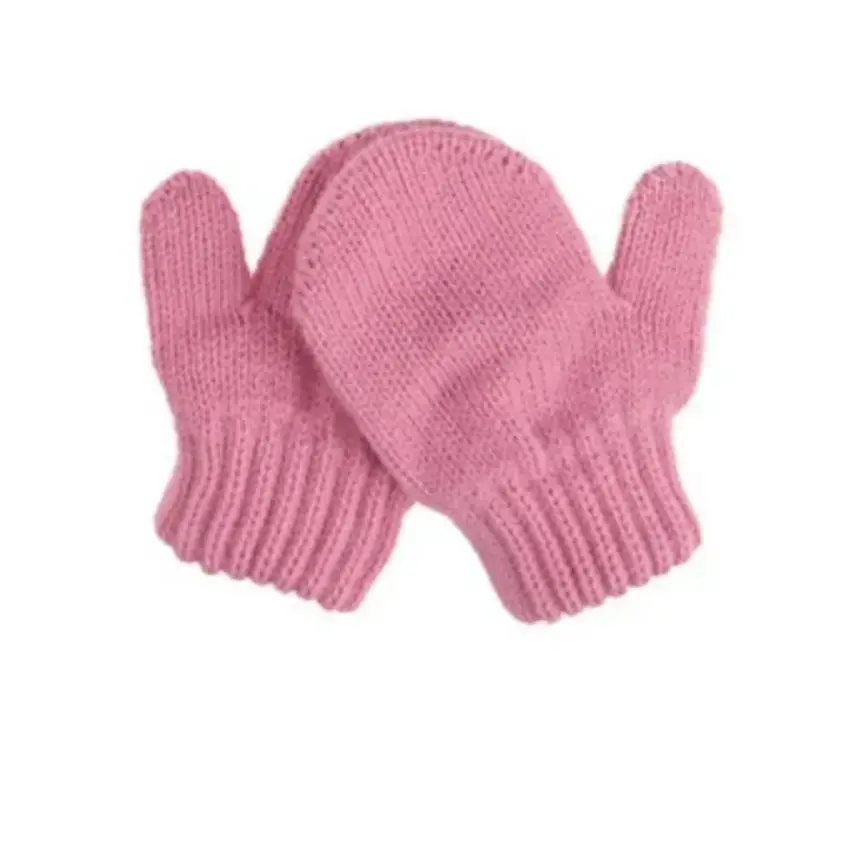 Kitti Kız Çocuk  Eldiven Atkı Bere Takım 0-18 Ay Pembe  - 4