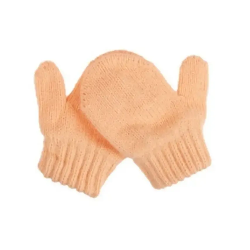 Kitti Kız Çocuk  Eldiven Atkı Bere Takım 0-18 Ay Şeftali  - 3