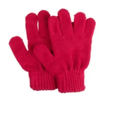 Kitti Kız Çocuk  Eldiven Atkı Bere Takım 1-4Yaş Fuşya  - 4