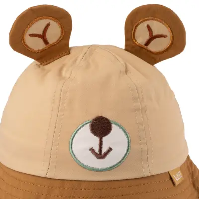 Kitti Şapka Fötr Erkek 1-3Yaş Koyu Bej Asortili - 2