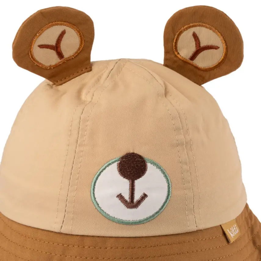 Kitti Şapka Fötr Erkek 1-3Yaş Koyu Bej Asortili - 2