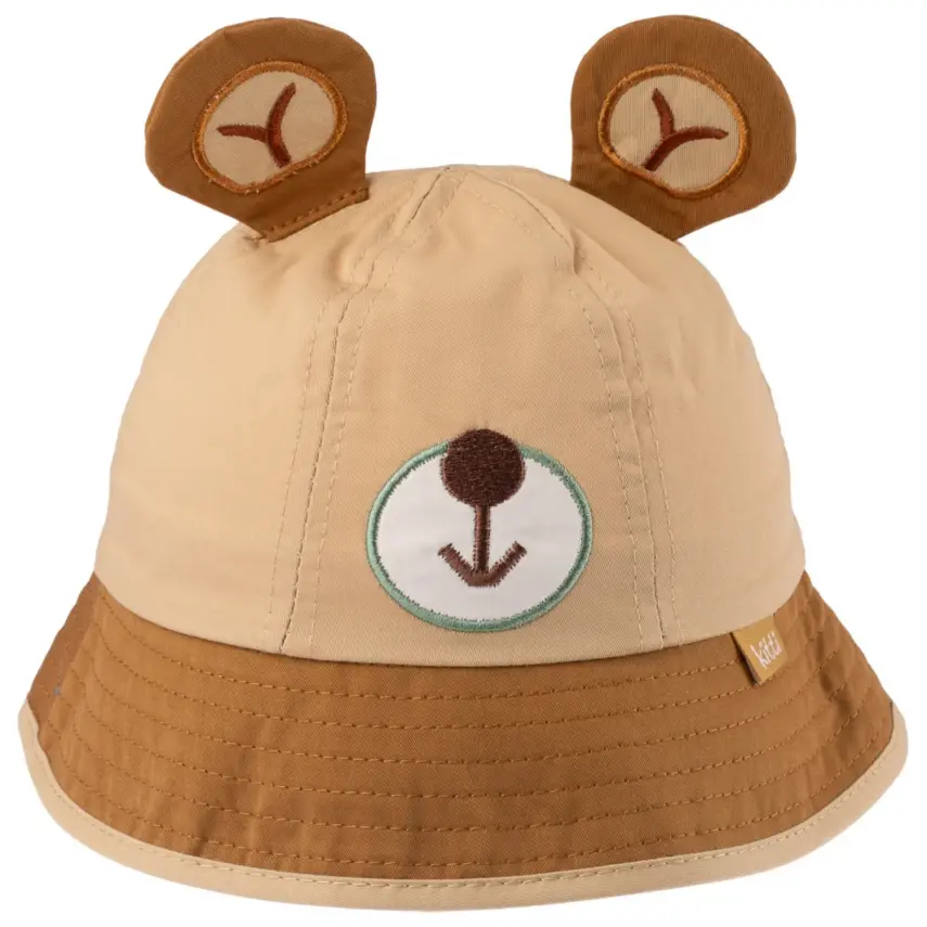 Kitti Şapka Fötr Erkek 1-3Yaş Koyu Bej Asortili - 1