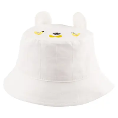 Kitti Unisex Bebek Şapka Fötr Beyaz 1-3Yaş 