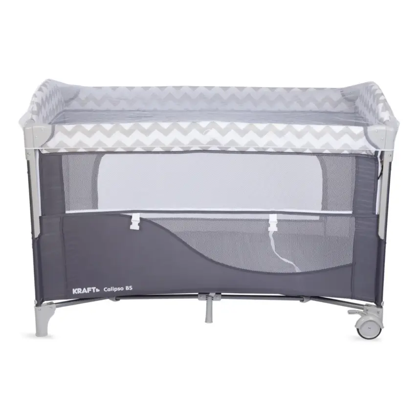 Kraft Calipso Bedside Anne Yanı Oyun Parkı 70x120 cm Dark Grey - 11
