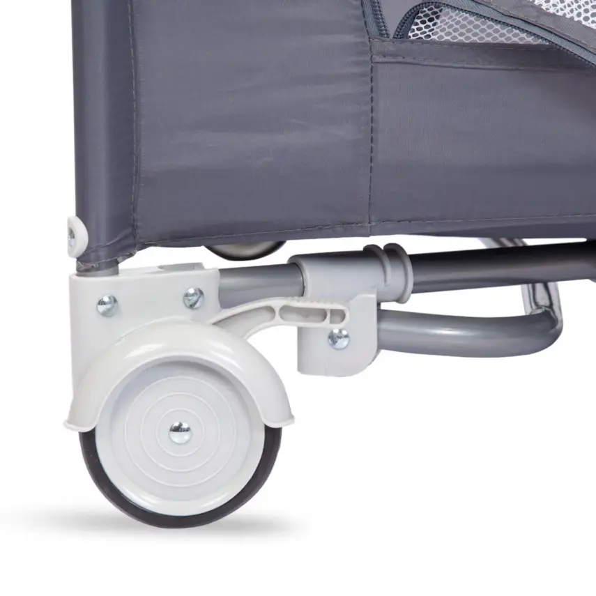 Kraft Calipso Bedside Anne Yanı Oyun Parkı 70x120 cm Dark Grey - 4