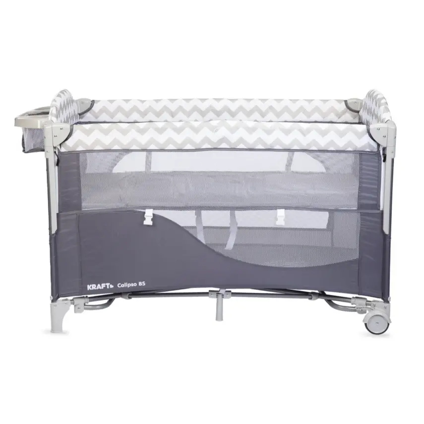 Kraft Calipso Bedside Anne Yanı Oyun Parkı 70x120 cm Zigzag - 3