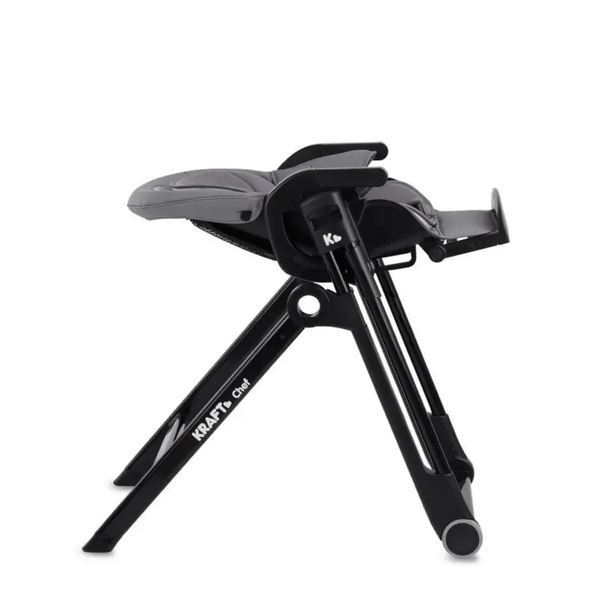 Kraft Chef Fonksiyonel Katlanabilir Çift Tepsili Mama Sandalyesi Beige - 8