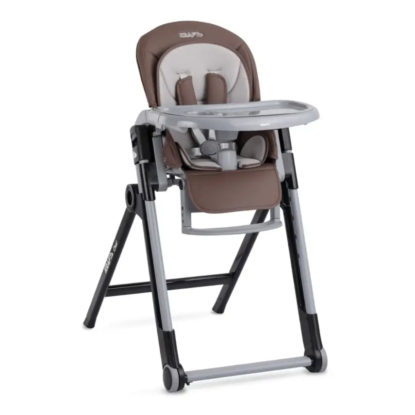 Kraft Chef Fonksiyonel Katlanabilir Çift Tepsili Mama Sandalyesi Cacao - 1