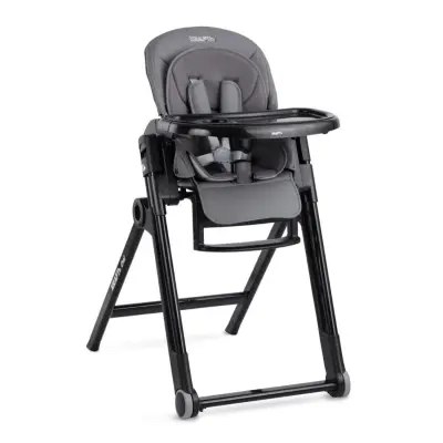 Kraft Chef Fonksiyonel Katlanabilir Çift Tepsili Mama Sandalyesi Grey