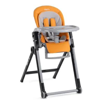 Kraft Chef Fonksiyonel Katlanabilir Çift Tepsili Mama Sandalyesi Orange