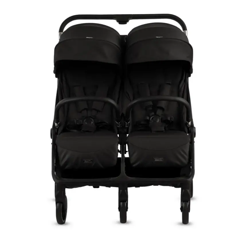 Kraft Duplo Tek Elle Katlanabilir İkiz Bebek Arabası Black - 8
