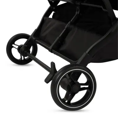 Kraft Duplo Tek Elle Katlanabilir İkiz Bebek Arabası Black - 19