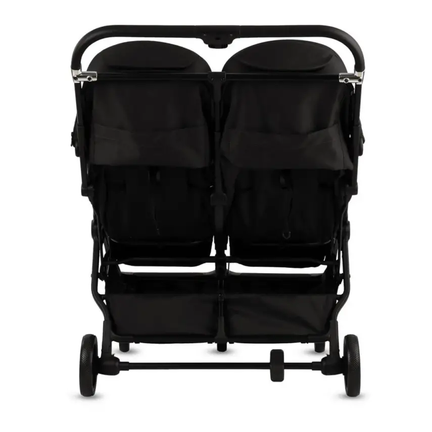 Kraft Duplo Tek Elle Katlanabilir İkiz Bebek Arabası Black - 6