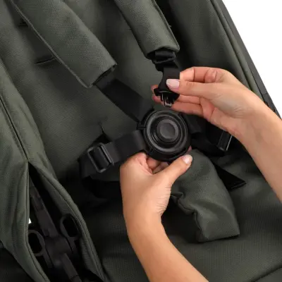 Kraft Duplo Tek Elle Katlanabilir İkiz Bebek Arabası Black - 21