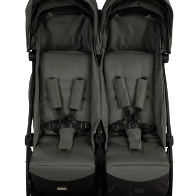 Kraft Duplo Tek Elle Katlanabilir İkiz Bebek Arabası Green - 9