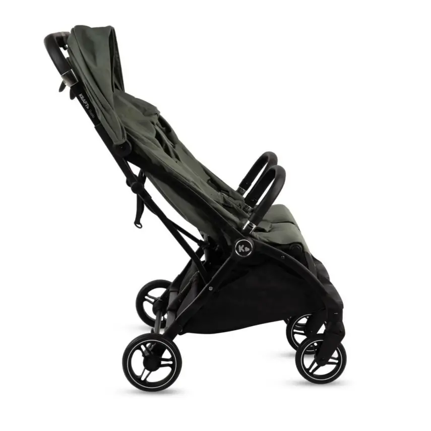 Kraft Duplo Tek Elle Katlanabilir İkiz Bebek Arabası Green - 14