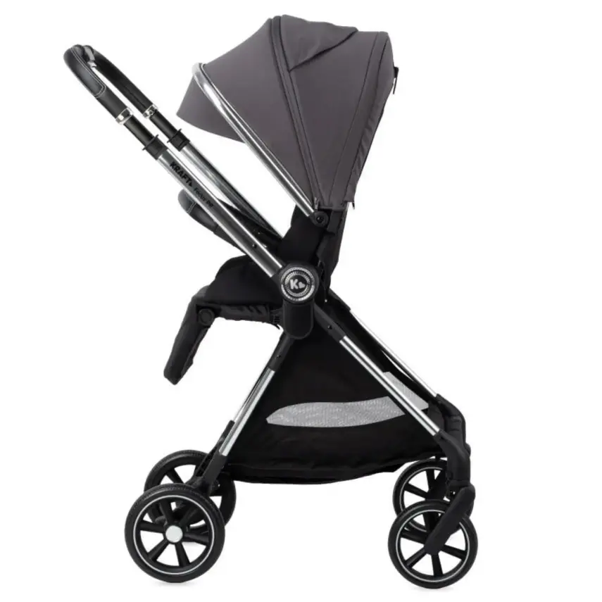 Kraft Focus Pr Çift Yönlü Kullanılabilen Travel - Seyahat Sistem Bebek Arabası Grey - 2