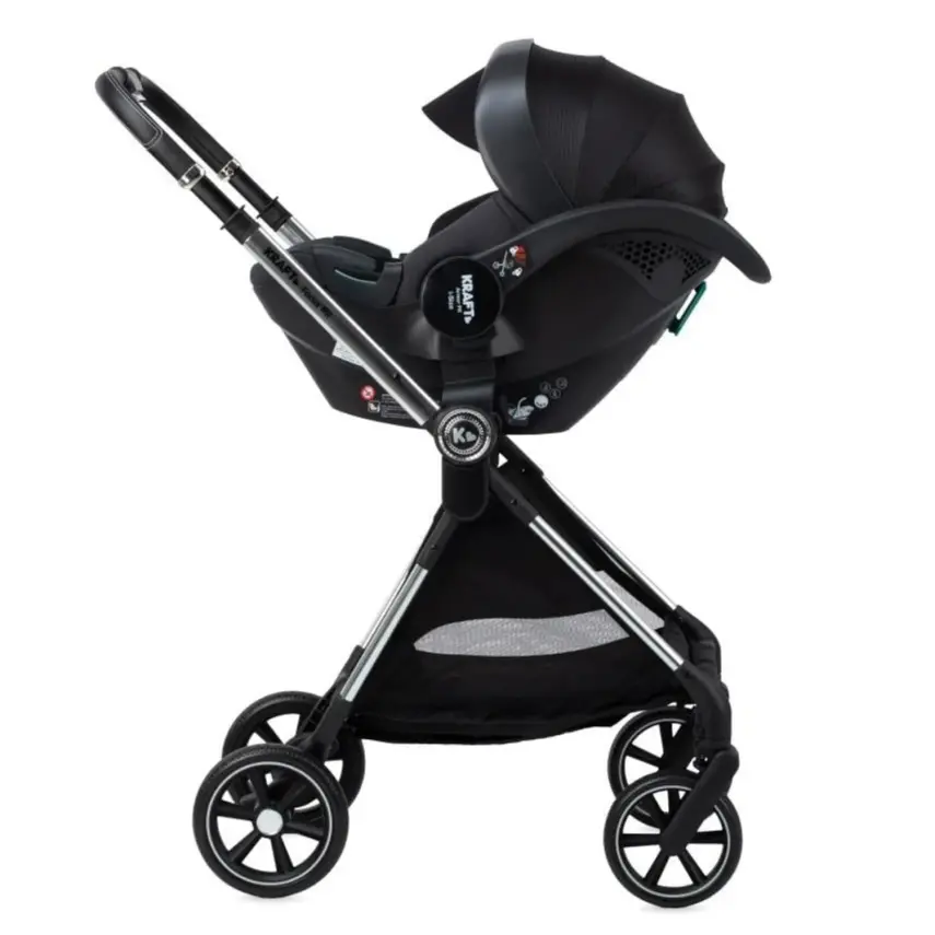 Kraft Focus Pr Çift Yönlü Kullanılabilen Travel - Seyahat Sistem Bebek Arabası Grey - 11