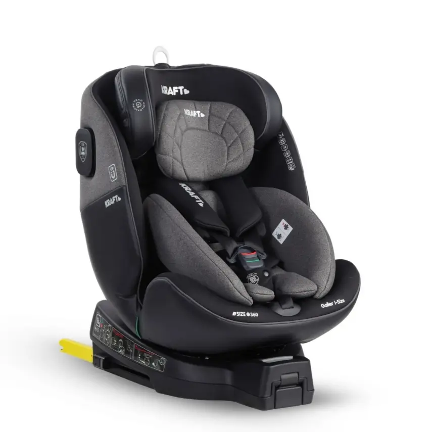 Kraft Galler I-Size İsofixli Oto Koltuğu 0-36 Kg Black - 2