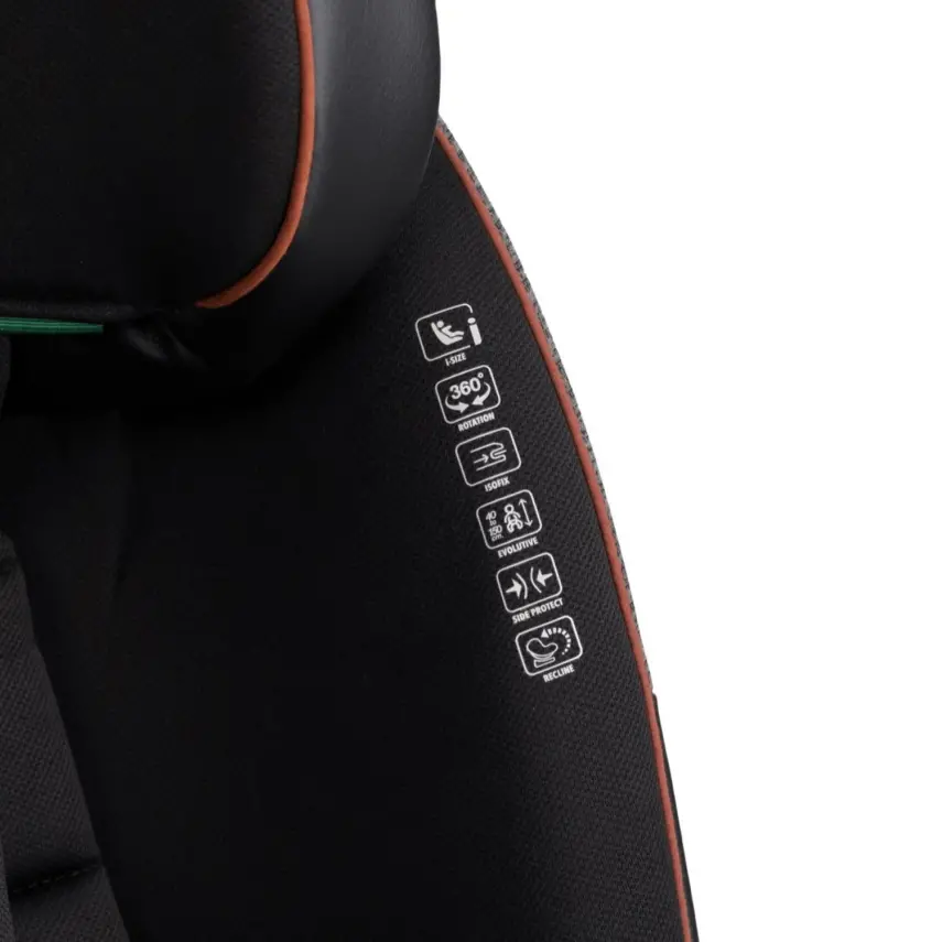 Kraft Galler I-Size İsofixli Oto Koltuğu 0-36 Kg Black - 41