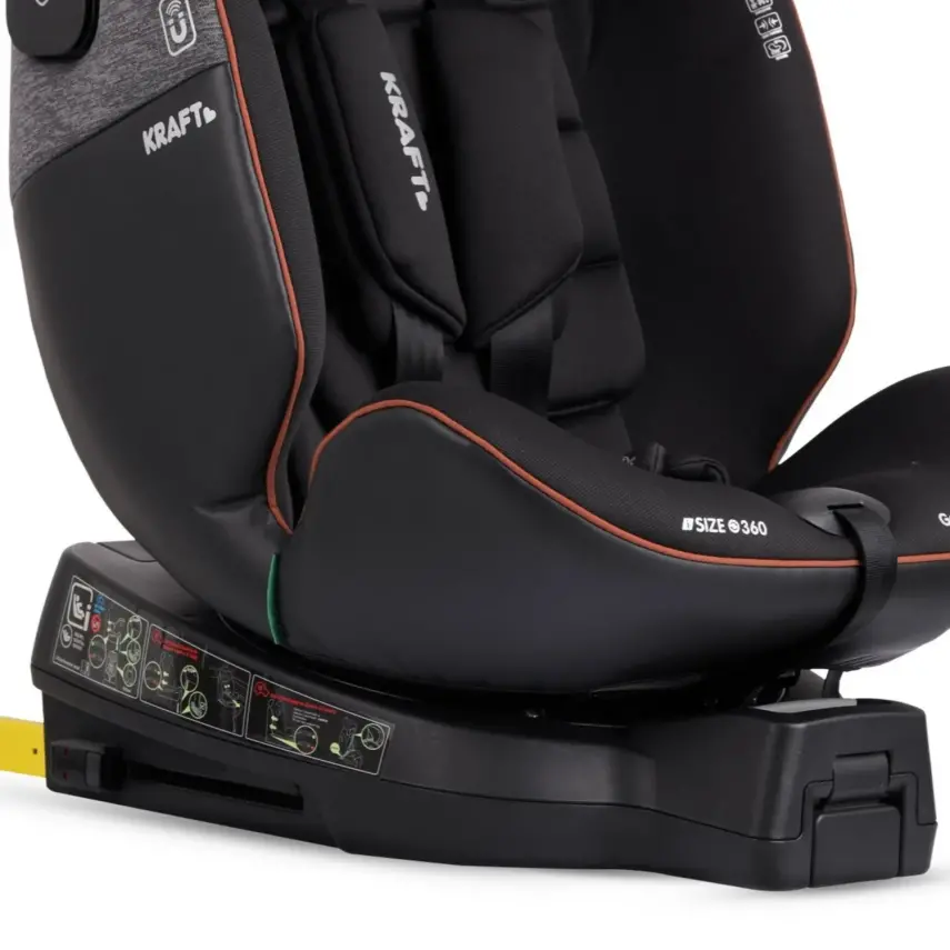 Kraft Galler I-Size İsofixli Oto Koltuğu 0-36 Kg Black - 40