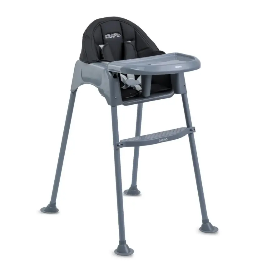 Kraft Gastro Basic Sepetli Mama Sandalyesi Black - 3