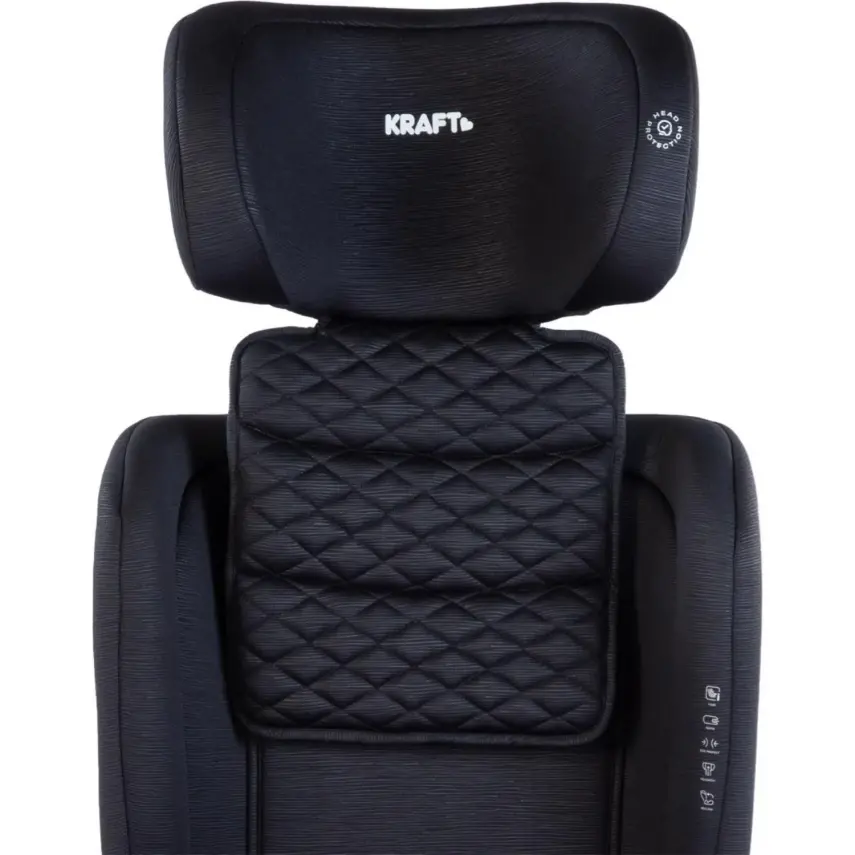 Kraft Henna Fix I-Size İsofix'li Oto Koltuğu 15-36 Kg Grey - 6