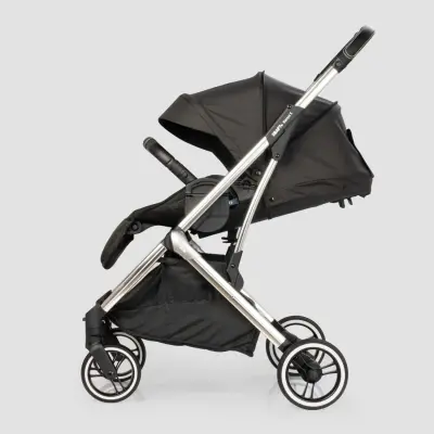 Kraft Kenya S Armor Plus Çift Yönlü Tek Elle Katlanabilir Kompakt Travel Sistem Bebek Arabası Black - 8