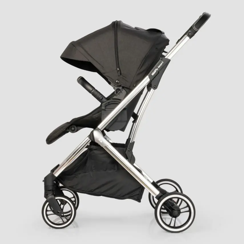 Kraft Kenya S Armor Plus Çift Yönlü Tek Elle Katlanabilir Kompakt Travel Sistem Bebek Arabası Black - 4