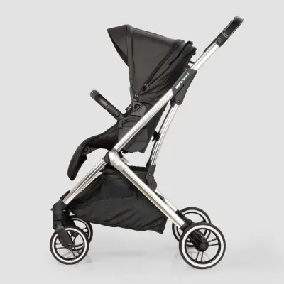 Kraft Kenya S Armor Plus Çift Yönlü Tek Elle Katlanabilir Kompakt Travel Sistem Bebek Arabası Black - 25