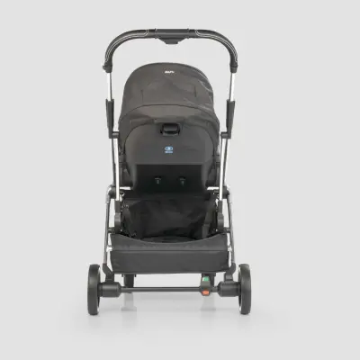 Kraft Kenya S Armor Plus Çift Yönlü Tek Elle Katlanabilir Kompakt Travel Sistem Bebek Arabası Black - 11