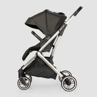 Kraft Kenya S Armor Plus Çift Yönlü Tek Elle Katlanabilir Kompakt Travel Sistem Bebek Arabası Black - 27