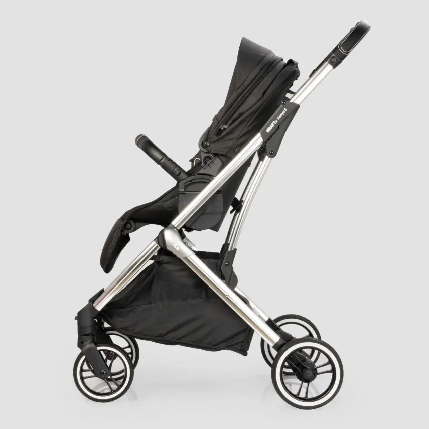 Kraft Kenya S Armor Plus Çift Yönlü Tek Elle Katlanabilir Kompakt Travel Sistem Bebek Arabası Black - 29