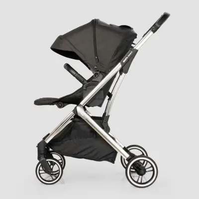 Kraft Kenya S Armor Plus Çift Yönlü Tek Elle Katlanabilir Kompakt Travel Sistem Bebek Arabası Black - 30