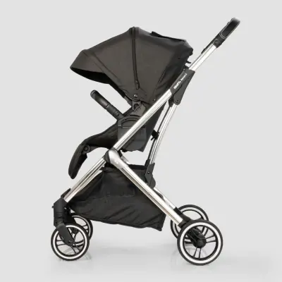 Kraft Kenya S Armor Plus Çift Yönlü Tek Elle Katlanabilir Kompakt Travel Sistem Bebek Arabası Black - 34