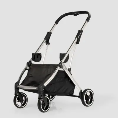 Kraft Kenya S Armor Plus Çift Yönlü Tek Elle Katlanabilir Kompakt Travel Sistem Bebek Arabası Black - 35