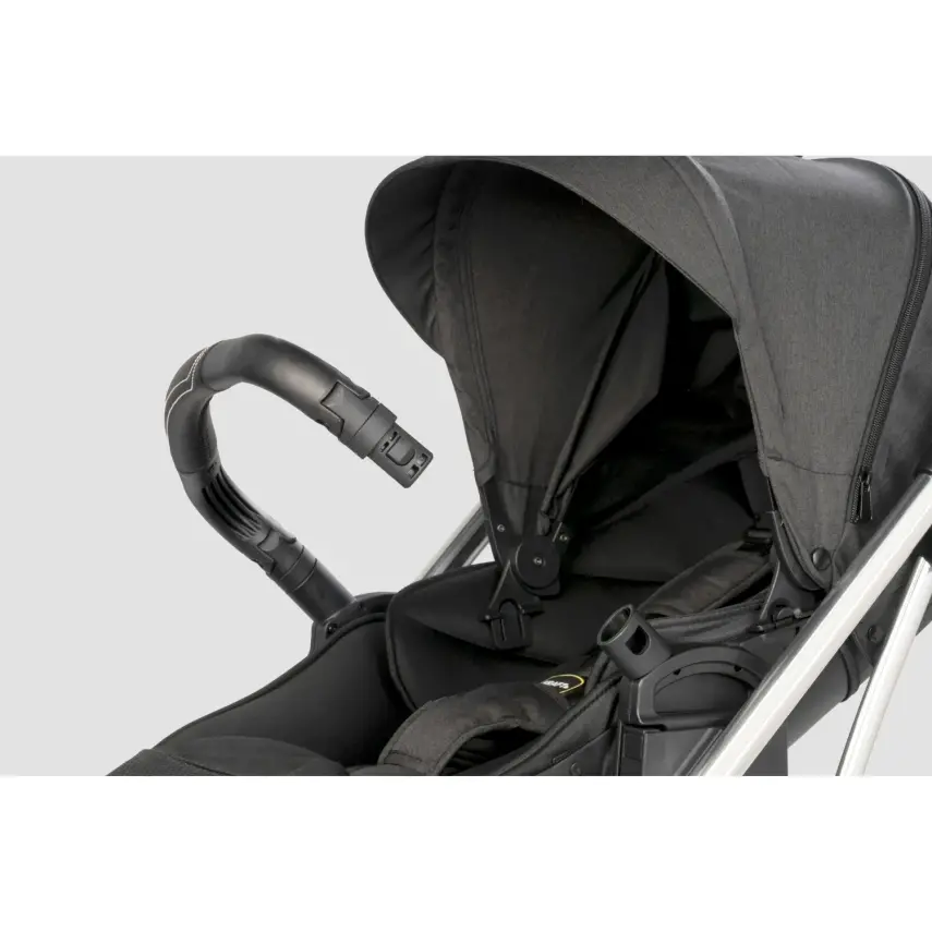 Kraft Kenya S Armor Plus Çift Yönlü Tek Elle Katlanabilir Kompakt Travel Sistem Bebek Arabası Black - 12