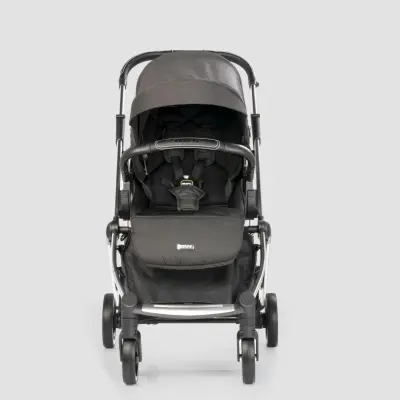 Kraft Kenya S Armor Plus Çift Yönlü Tek Elle Katlanabilir Kompakt Travel Sistem Bebek Arabası Black - 9