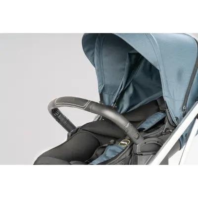 Kraft Kenya S Armor Plus Çift Yönlü Tek Elle Katlanabilir Kompakt Travel Sistem Bebek Arabası Blue - 9