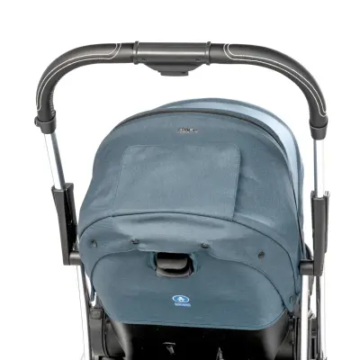 Kraft Kenya S Armor Plus Çift Yönlü Tek Elle Katlanabilir Kompakt Travel Sistem Bebek Arabası Blue - 19